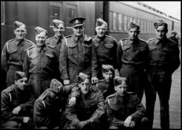 Members of the 109th Battery R.C.A. on leave at Nelson