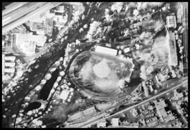 Aerial view of Polson Park