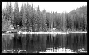 Beaver Lake cabins above Winfield