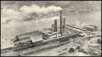 Aerial view of C.M. & S. Co's. smelter