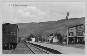 C.P.R. depot, Armstrong, B.C.