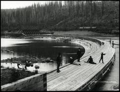 Golden River dam, Quesnel River, B.C.