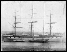 Three masted sailing ship, Earnock