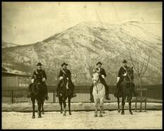 Four men on horses