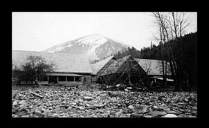 Construction of the Sanatorium at New Denver Japanese internment camp
