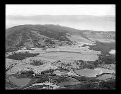 Aerial view of the Glenemma area used by Camp Vernon cadets for training