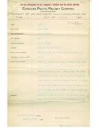 C.P.R. Revelstoke Division - Accident report [R-006 / Fatalities / Mrs. Banks, November 2, 1910]