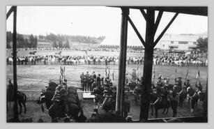 RCMP Musical Ride at fairgrounds