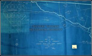 Plan of right-of-way for flume & tramway of Standard Silvers Lead Mining Co.