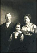 Mr. and Mrs. George Starke with daughter May