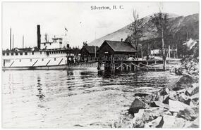 S.S. Slocan at the old Silverton