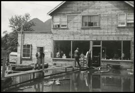 Finlayson Grocery store during 1948 Sicamous flood