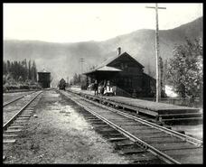 C.P.R. station at Albert Canyon