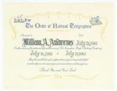Series 1: Certificate, 1961