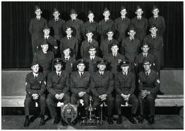Group photograph of Princeton Air Cadet Squadron