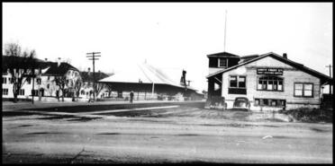 Vernon C.P.R. station and the Unity Fruit Co.