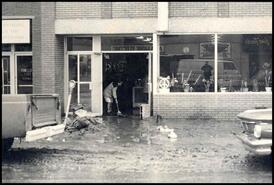 Cleanup after 1961 flood