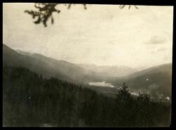 Slocan River Valley and river with sawmill