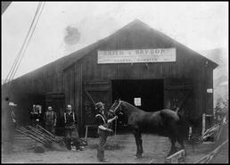 Smith and Bryson blacksmith shop