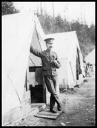 Officer at Internment Camp on Mount Revelstoke