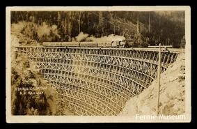 "Hydraulic bridge, K.V. Railway"