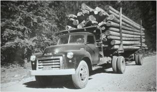 Logging truck