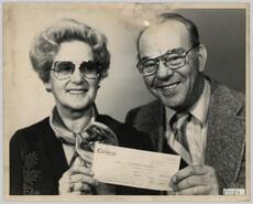 Mr. and Mrs. Frits Hardeman, $100,000 lottery winners