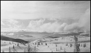 Looking out at the valley from Silver Star Mountain