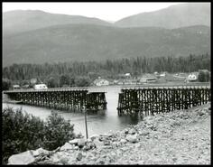 Wooden highway bridge, Sicamous