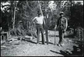 Loggers in camp