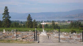 Immaculate Conception Church Cemetery : Casorso Road (4000 block), Kelowna, British Columbia, Canada