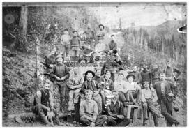Miners in Sandon mining camp