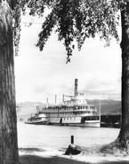 S.S. Sicamous sternwheeler docked at the Penticton wharf