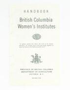 British Columbia Women's Institute Handbook, 1978