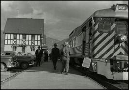 [Dayliner arriving at Penticton railway station]
