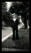 Bob Paterson in Navy uniform