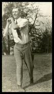 Mickie McKay playing golf
