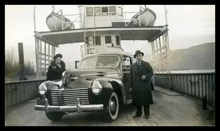 1939 Chrysler on the Balfour Ferry