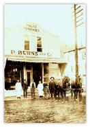 P. Burns and Co. meat market