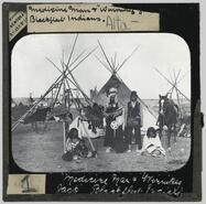 "Medicine Man" and "Winnipeg Jack", Blackfoot Indians