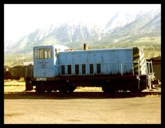 Canmore Mines diesel electric yard engine