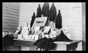 Display of McClounie tobacco products