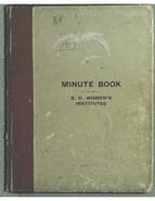Minute Book - B.C. Women's Institutes — 1919-1921