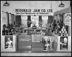 McDonald Jam Company display at fall fair