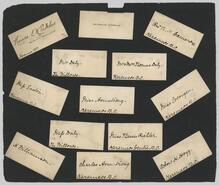 Miscellaneous name tags for unidentified event