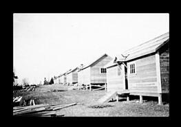 New Denver Japanese internment camp buildings and wood planks