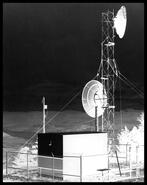 Okanagan Telephone microwave tower on Vernon Mountain
