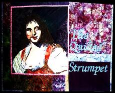 "Quilted Strumpet" wall hanging by Sonja McCrimmon for the Museum Tea Room/Ok Patio Cafe