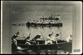 Peachland Regatta, war canoe races