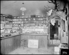 Interior of Dick Taylor's Drug Store, Vernon